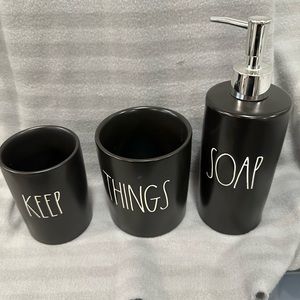 Rae Dunn Bathroom, Kitchen accessories,etc